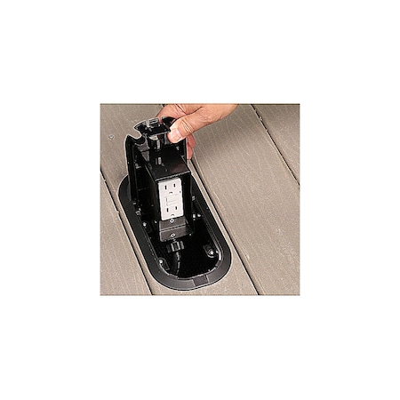 Abb DECK GROMMET PRO, BLACK, TRAY PACK DKG-PRO